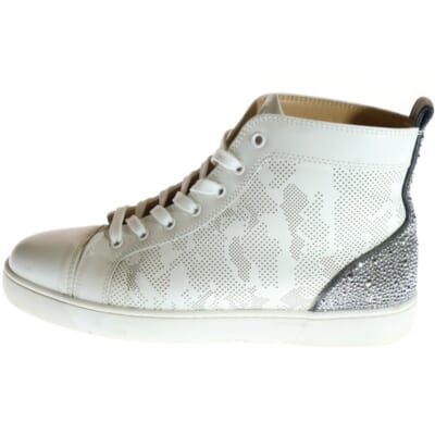 LOUIS SP STRASS VERSION WHITE ルイス エスピー ストラス バージョン ホワイト レザーハイカットスニーカー ホワイト Bランク