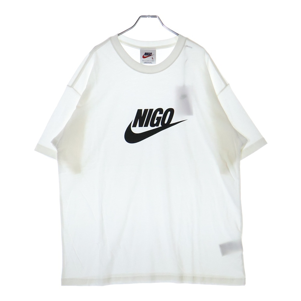 ×NIGO NRG SS TEE ニゴ クルーネック カットソー 半袖Tシャツ ホワイト FV5943-100 Sランク