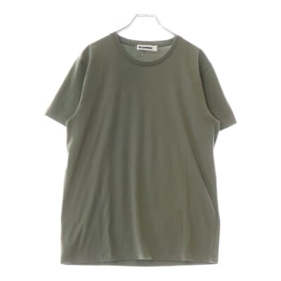ストレッチコットン クルーネック半袖Tシャツ カットソー カーキ JSUN706012 MN257308 Aランク