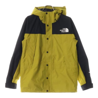 GORE-TEX MOUNTAIN LIGHT JACKET ゴアテックス ナイロン ライト ジャケット フーデッドマウンテンパーカ イエロー/ブラック NP11834 Bランク