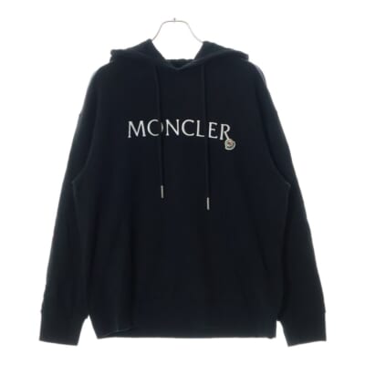 23SS LOGO DETAILED DRAWSTRING HOODIE ロゴ ドローコード プルオーバー スウェット パーカー ブラック I10938G00016899WC Bランク