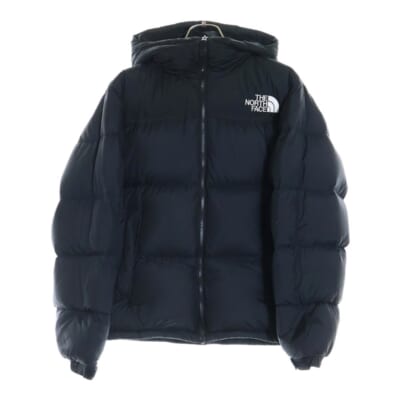 Nuptse Hoodie ヌプシ フーデット ジップアップ ダウンジャケット ブラック ND92331 Bランク
