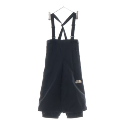 SCOOP PANT サスペンダー付 ナイロンスクープパンツ ブラック キッズ NPJ61854 Bランク