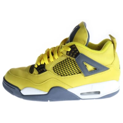 未使用タグ付き　エアジョーダン　ハイカットシューズ 黒/黄色 NIKE - ナイキ シューズ エアジョーダン1 レトロ Pollen 555088