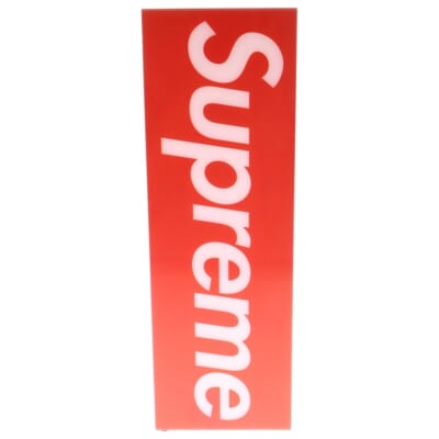 23AW Box Logo Lamp ボックスロゴ テーブルランプ レッド Sランク