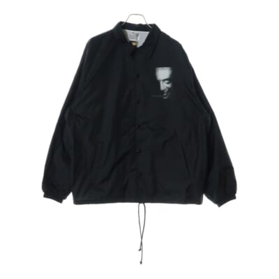 HANNIBAL PRINT COACH JACKET ハンニバル プリント コーチ ジャケット ブラック HANNIBAL-WM-BL01 Aランク