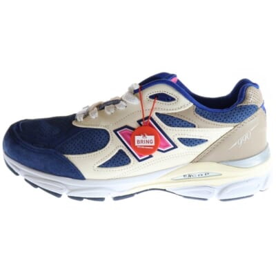 ×KITH M990KH3 キス スエード ローカットスニーカー ブルー/ベージュ US10.5/28.5cm Sランク