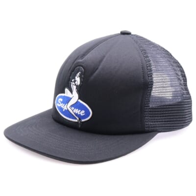 23AW Pin-Up Trucker Cap 5-Panel ピンアップ 5パネル メッシュトラーカーキャップ 帽子 ブラック Aランク