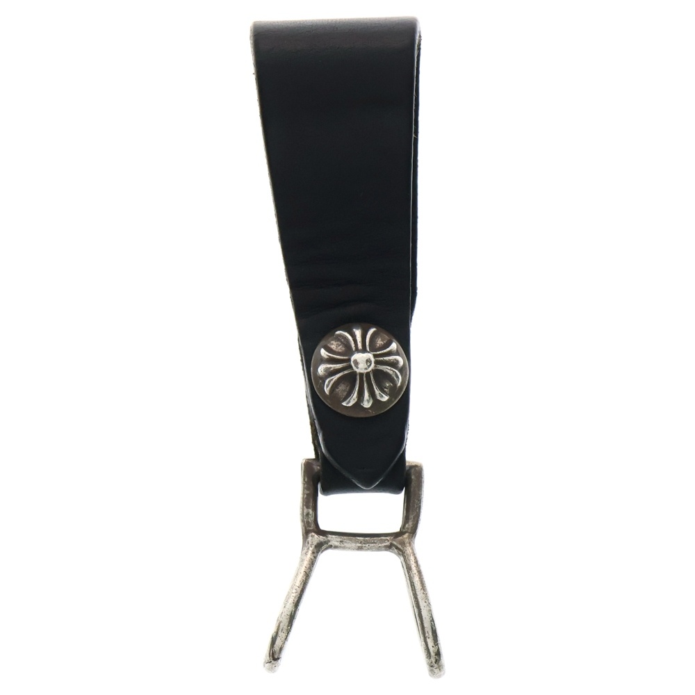 インボイス有り　クロムハーツ BELT LOOP クロスボールレザーベルトループ CHROME HEARTS クロムハーツ BELT LOOP クロスボールボタン