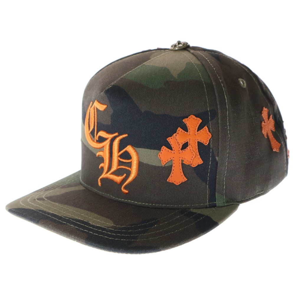 クロムハーツ 5 PANEL CAP BSBL CAMO CH HAT 5 パネル CH刺繍