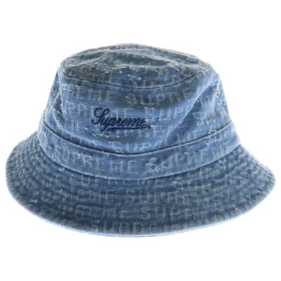 24AW Needle Punch Denim Crusher ニードル パンチ デニム クラッシャー バケットハット 帽子 インディゴ Sランク
