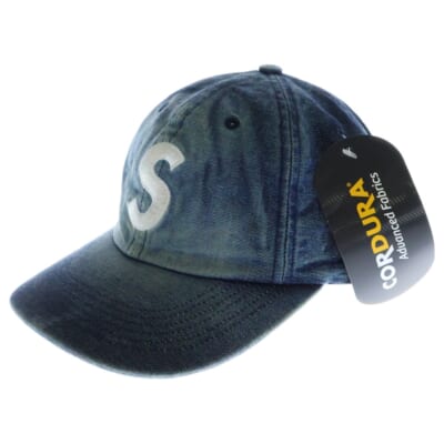 25SS Pigment Coated S Logo 6Panel CAP ピグメント コーテッド Sロゴ 6パネル キャップ 帽子 インディゴ Sランク