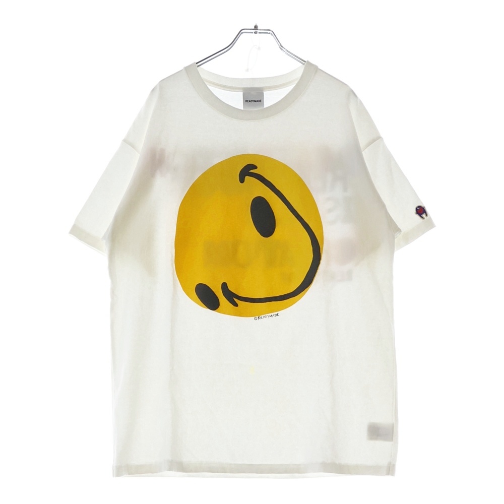21SS Collapsed Face Tee コラプスフェイスTシャツ 半袖カットソー プリント ホワイト RE-CO-WH-00-00-143 Aランク