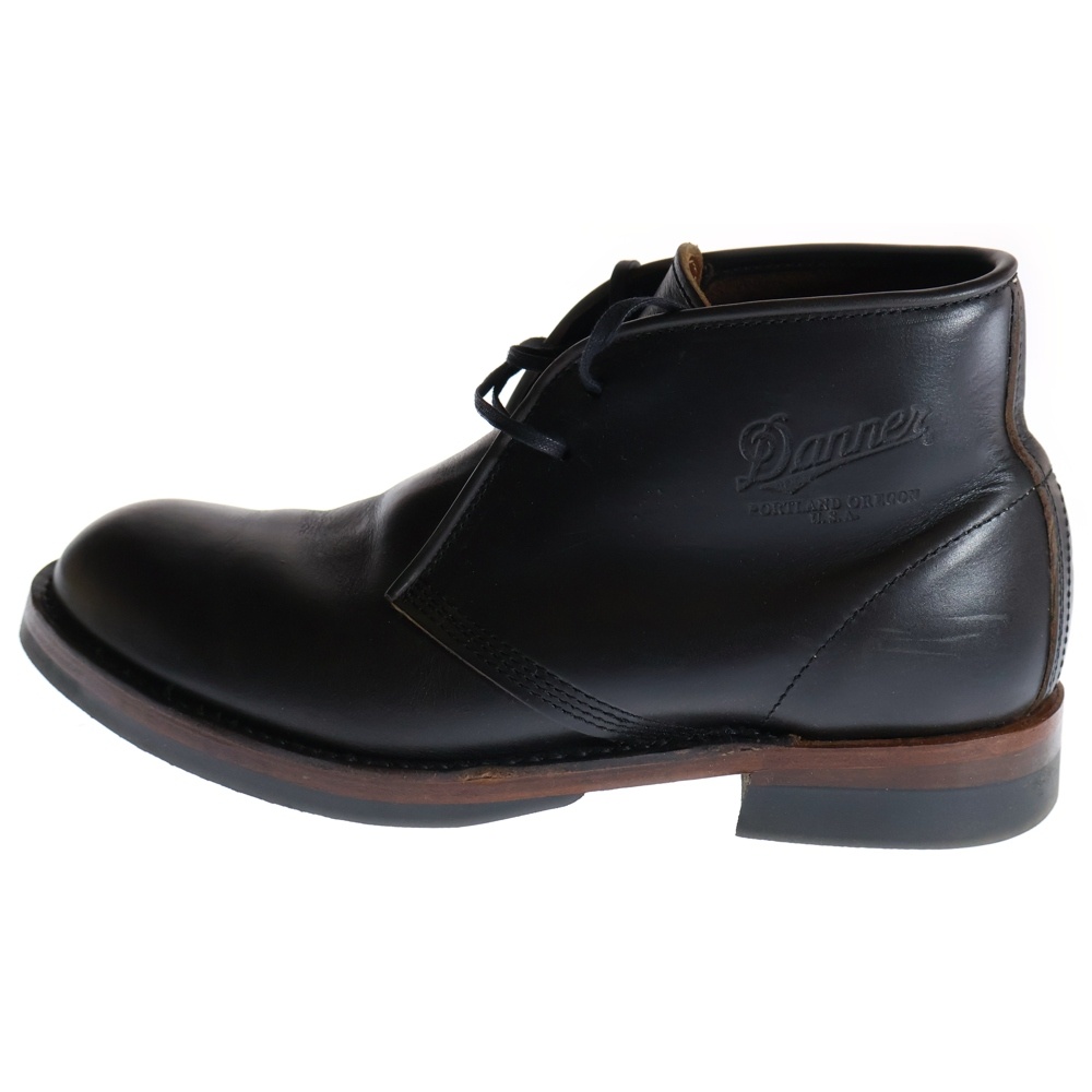 ANTIGO アンティゴ レザー チャッカブーツ ブラック D1806 Bランク