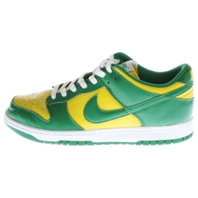 DUNK LOW SP BRAZIL ダンク ブラジル ローカットスニーカー イエロー/グリーン US9.5/27.5cm CU1727-700 Aランク