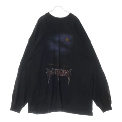 バレンシアガ 21SS RAMMSTEIN Boxy Hoodie ヴィンテージ加工
