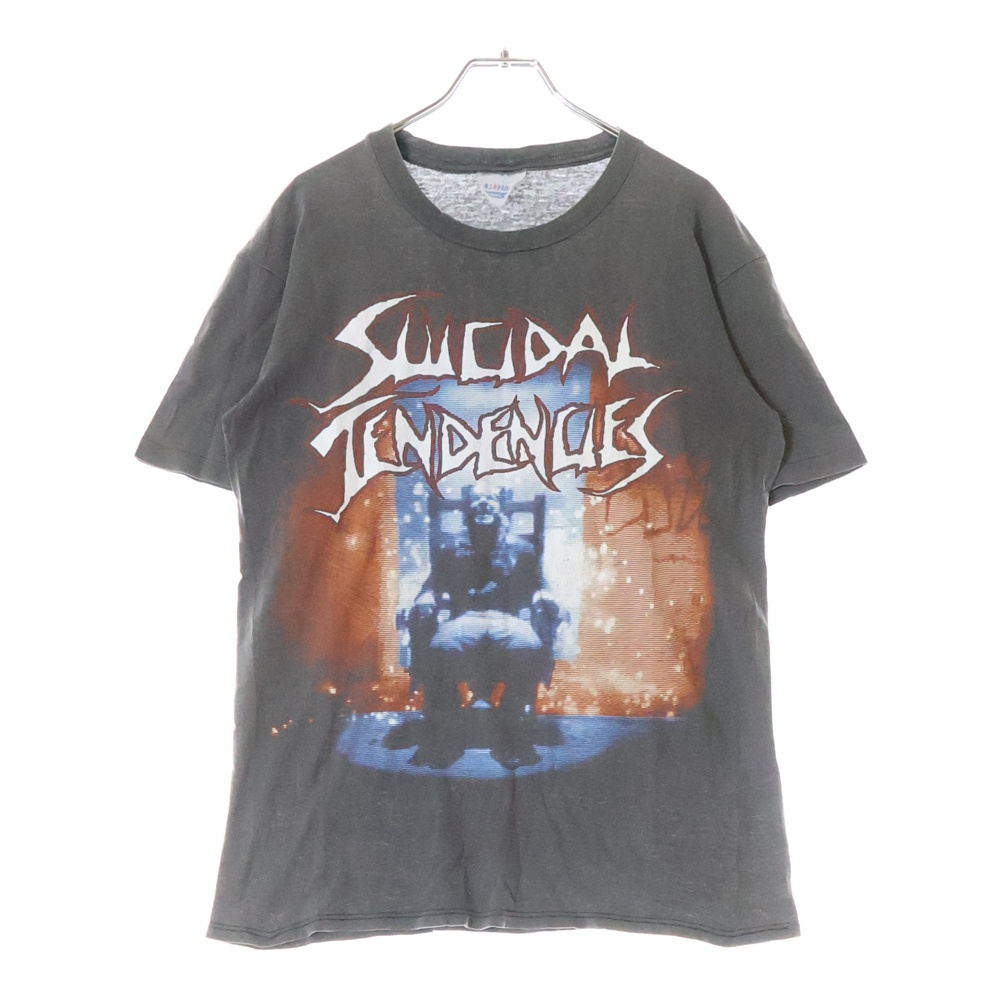 90S VINTAGE Suicidal Tendencies You Can't Bring Me Down Tour T-Shirt ヴィンテージ スイサダルテンデンシーズ ツアー 両面プリント半袖Tシャツ カットソー Cランク