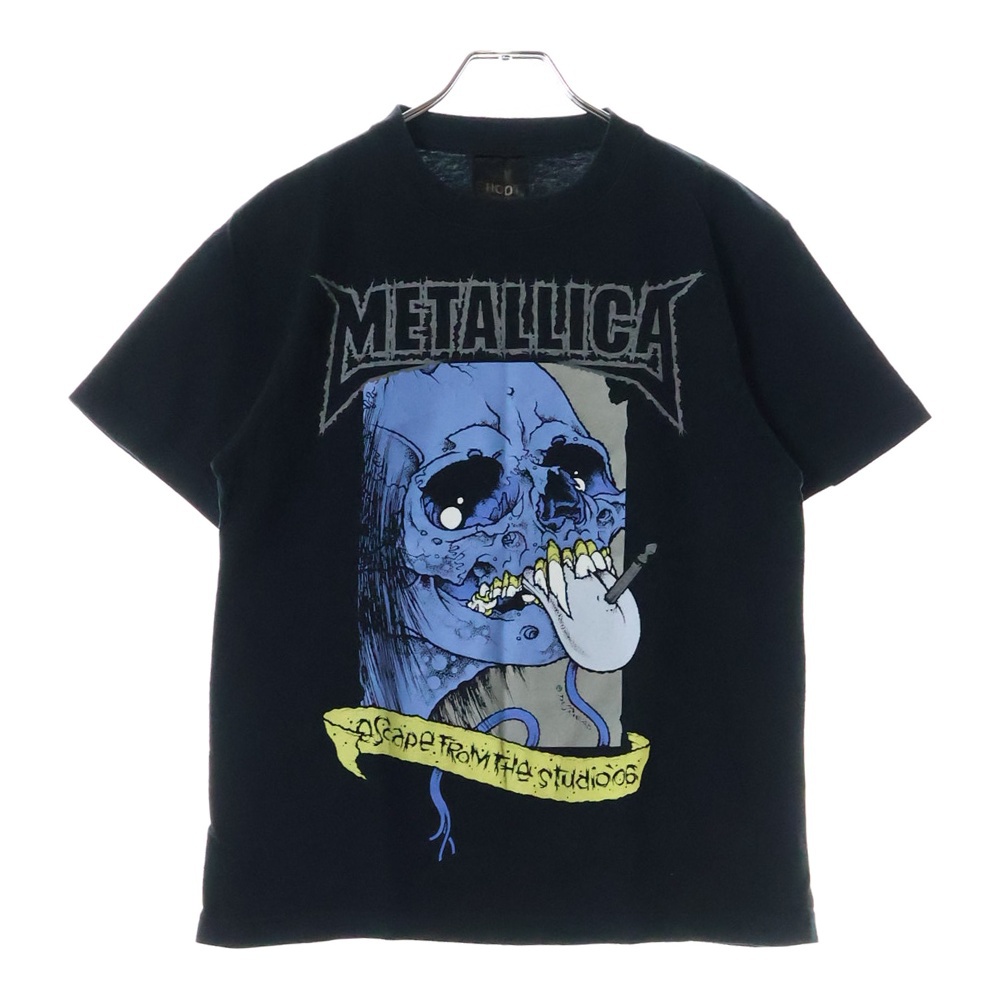 00S METALLICA 2006 TOUR メタリカ ツアー 両面プリント クルーネック半袖Tシャツ カットソー ブラック Cランク