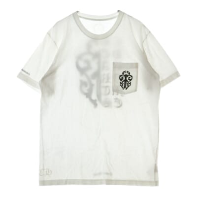 Dagger Tee ダガーロゴ バックヴァインダガー プリント クルーネック半袖Tシャツカットソー ホワイト Bランク