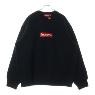22AW Box Logo Crewneck ボックスロゴクルーネックスウェット トレーナー ブラック Sランク