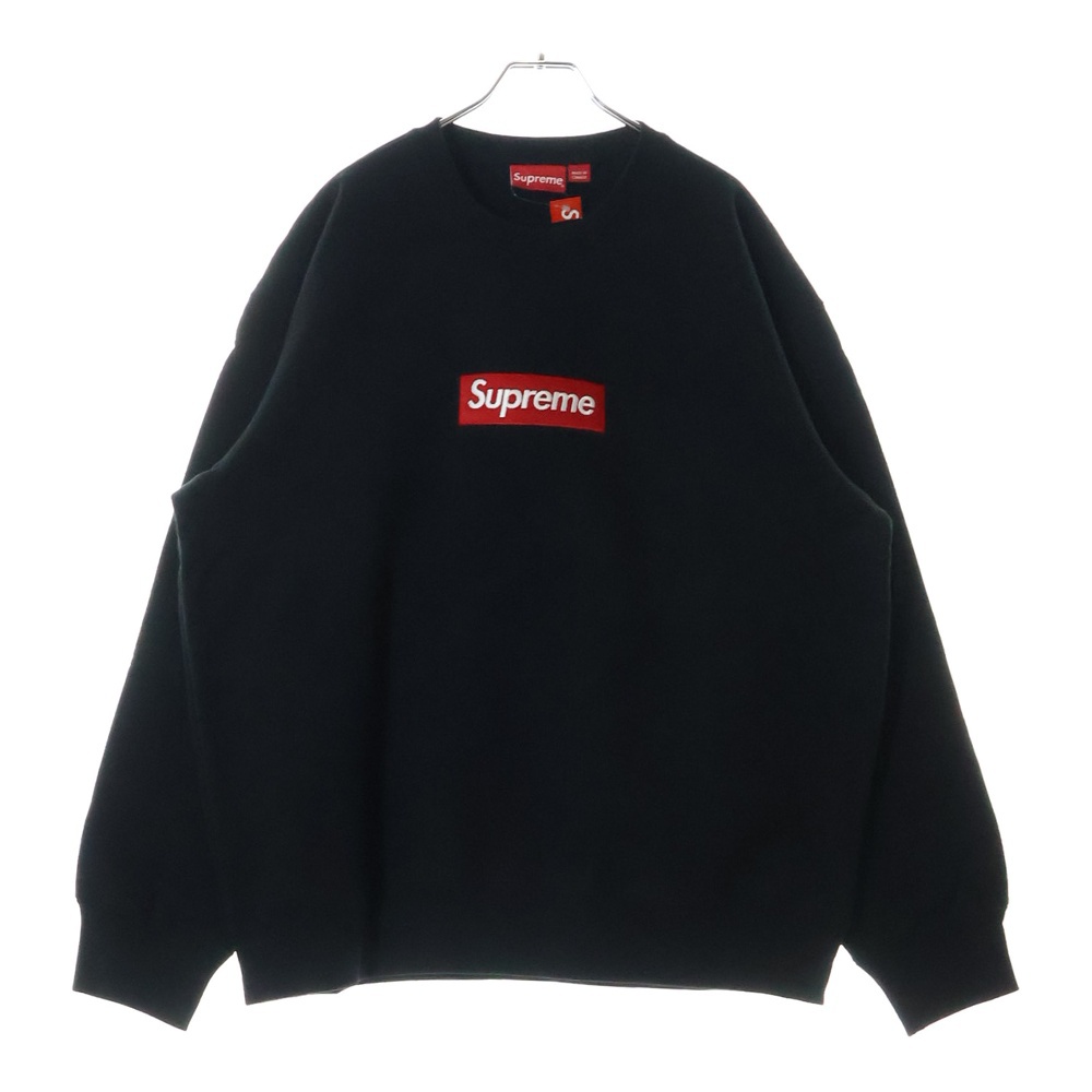 SUPREME トレーナー L ブラック/グレー Supreme シュプリーム バイカラースウェットトレーナー ブラック