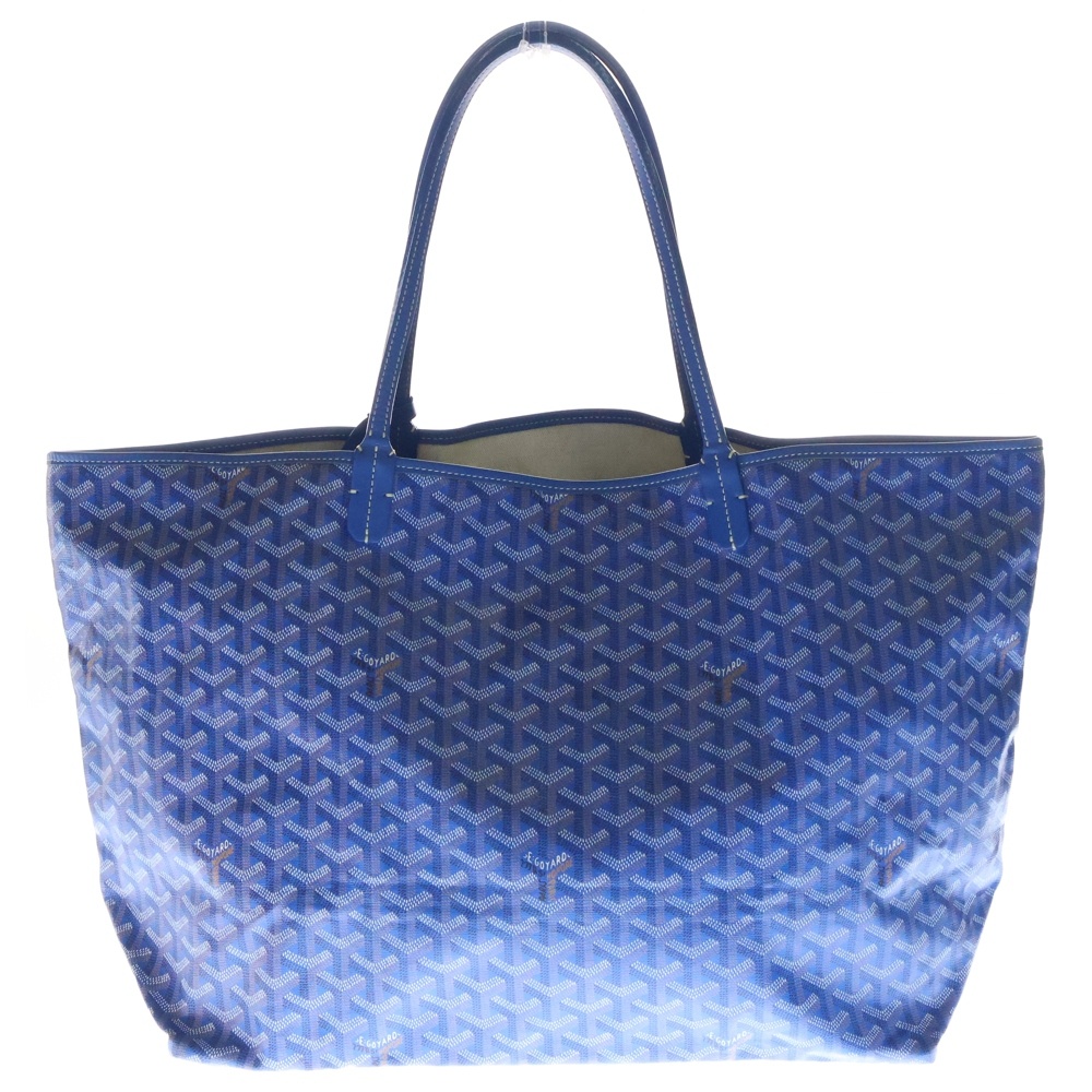 サンルイGM トートバッグ ハンドバッグ ブルー PVC Aランク