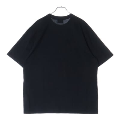 19AW HORSE FERRY PRINT COTTON T-SHIRT ホースフェリー ロゴプリント コットン クルーネック 半袖Tシャツ カットソー ブラック 8017224 Bランク
