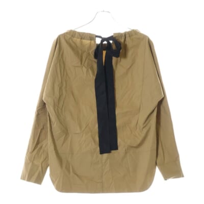 ポプリンワンピース ドレス ブラウン レディース Aランク