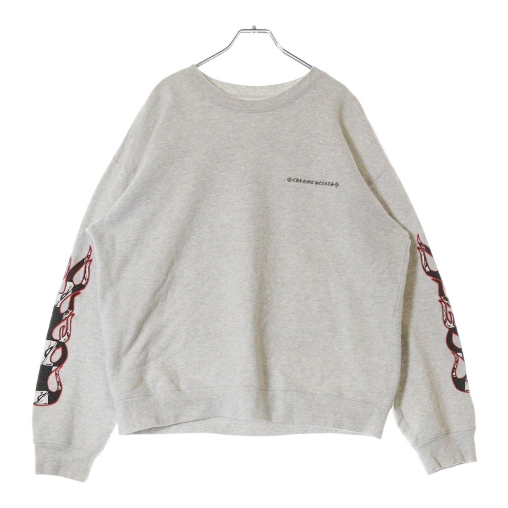 MATTY BOY PPO BRAIN SWTSHRT マッティボーイ クルーネックスウェットトレーナー　グレー Bランク