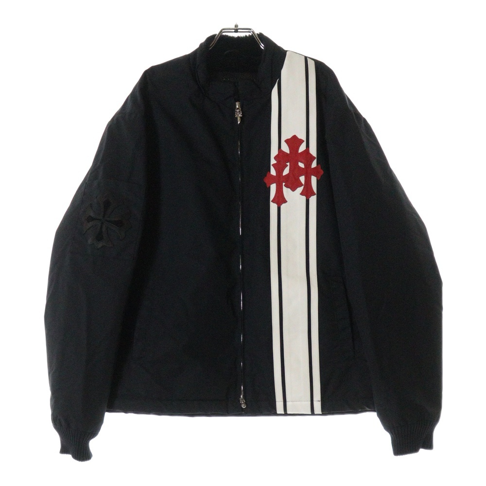 RED PATCH RACING JACKET セメタリークロスパッチ アームCHプラス レーシングジャケット ブラック/レッド/ホワイト Aランク