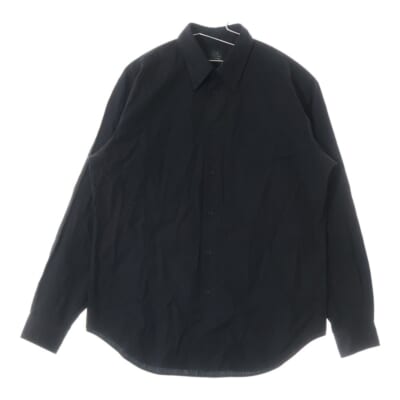 SUIT BROAD U-CDH BASIC SHIRT ベーシック コットン 長袖シャツ ブラック HJ-B83-050 Aランク