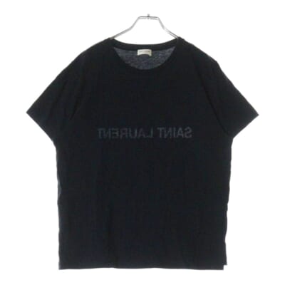 Reverse Logo Tee リバースロゴ 半袖Tシャツ カットソー ネイビー 663278 Aランク