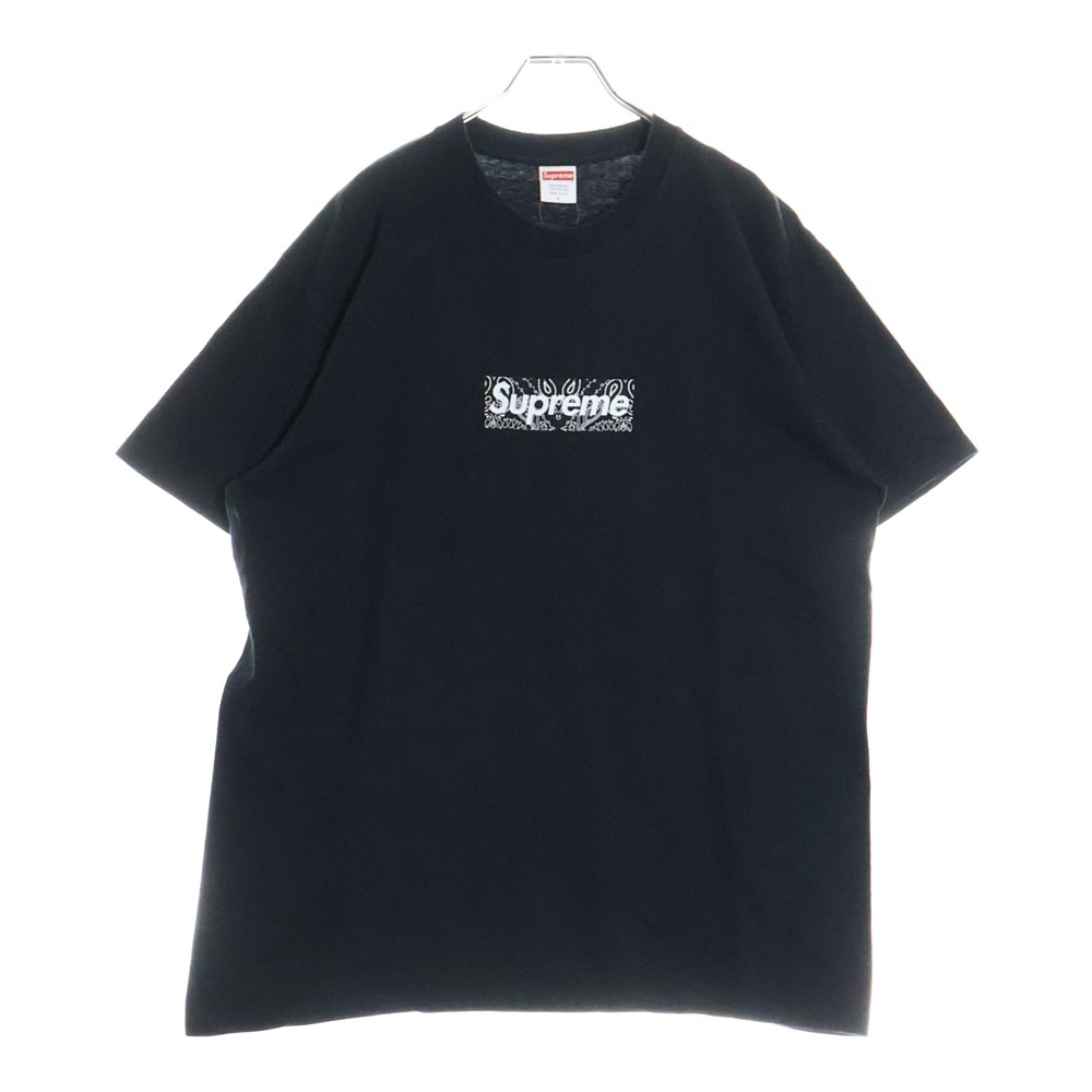 19AW Bandana Box Logo Tee バンダナボックスロゴ 半袖Tシャツ ブラック Aランク