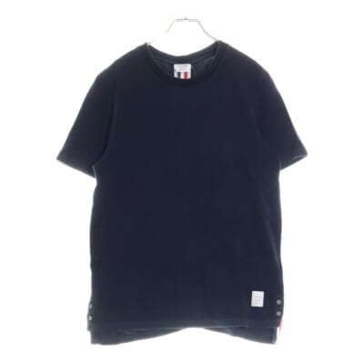 Cotton Pique Center Back Stripe Relaxed Fit Short Sleeve T-Shirt 半袖Tシャツ ネイビー MJS056A-00050415 Bランク