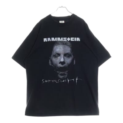 17AW Rammstein Oversized Tee ラムシュタイン オーバーサイズ半袖Tシャツ ブラック MAH18TR27 Bランク