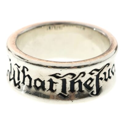 What The Fuck ワットザファック リング シルバー Aランク