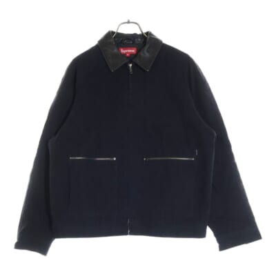 98AW HERMES マルジェラ期 ノーカラージャケット レザー 鹿革 エルメス 90s マルジェラ期 ノーカラーレザージャケット