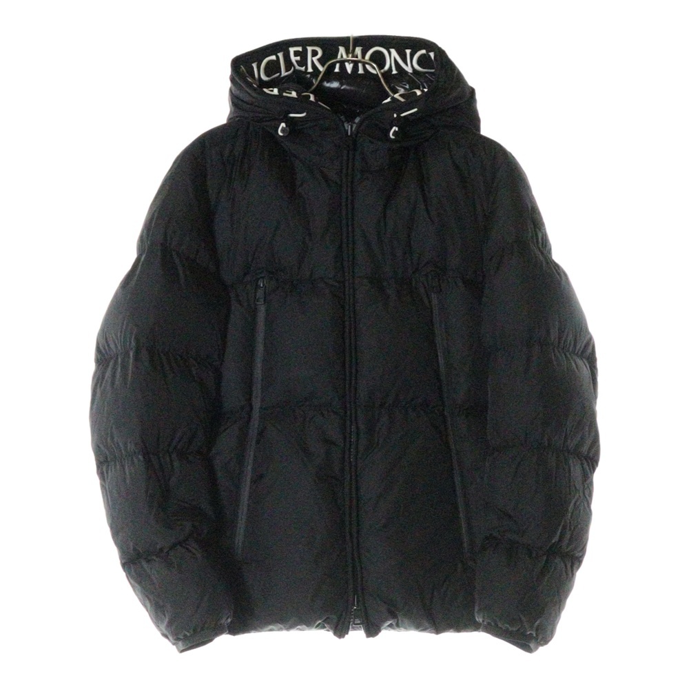 22AW MONTCLA GIUBBOTTO モンクラー フーデッドダウンジャケット パーカー ブラックH20911B56900 C0300 Bランク
