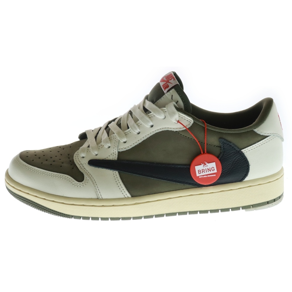 ナイキ ×TRAVIS SCOTT AIR JORDAN 1 LOW OG SP Reverse Olive DM7866