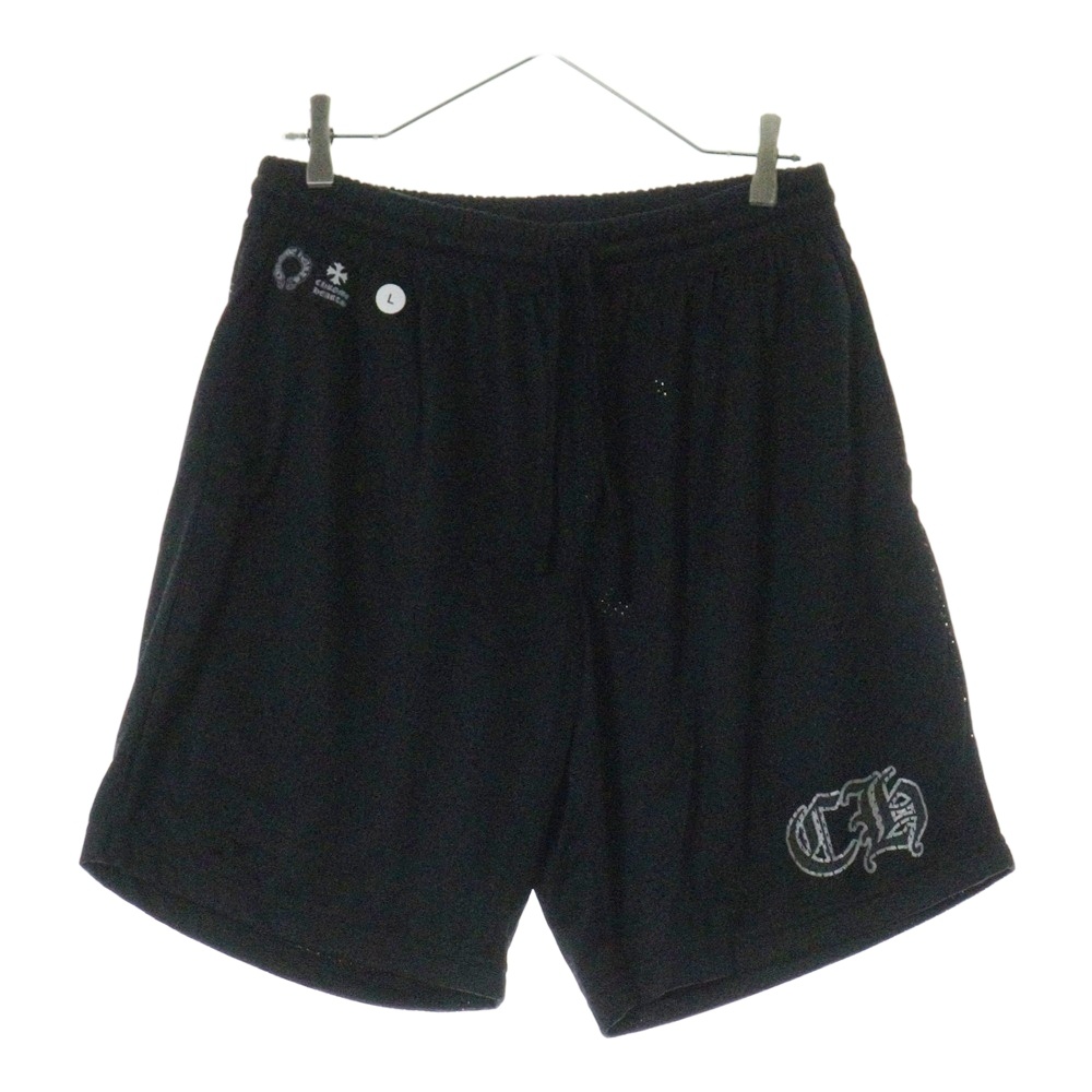 MESH VARSITY SHORTS CHプリントメッシュハーフパンツ Sランク