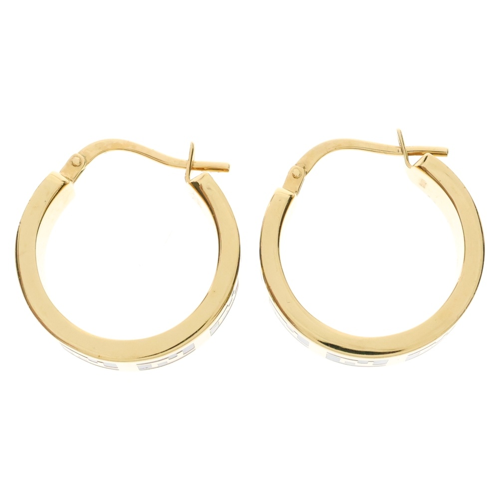 フォーエバー ピアス イヤーアクセサリー ゴールド×ブラック 8AH637 Bランク