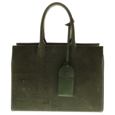 SHOPPING BAG 35 NO LOGO ショッピング ハンドバッグ ヴィンテージコットン ミリタリーハンドバッグ カーキ RE-CO-KH-NL-00-126 Bランク