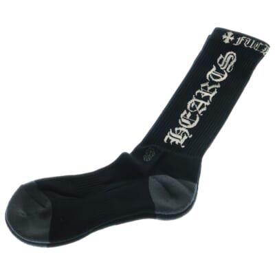 【新品】Chrome Hearts ステンシル ソックス 靴下 黒 L 新品】 Chrome Hearts ステンシル ソックス 靴下 Black M