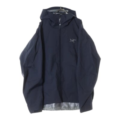 BETA JACKET M GORE-TEX ゴアテックス ナイロン フーデッド ベータジャケット ネイビー X000007726 Bランク