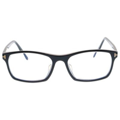 アジアンフィット ブルーライトレンズ サングラス スクエア型 アイウェア 眼鏡 ブラック TF5295-F-B Aランク