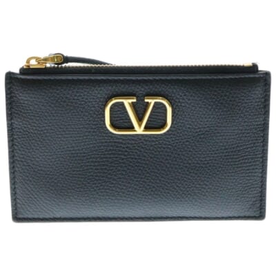 VLOGO SIGNATURE CARD HOLDER Vロゴ シグネチャー カードホルダー コインケース ブラック Bランク
