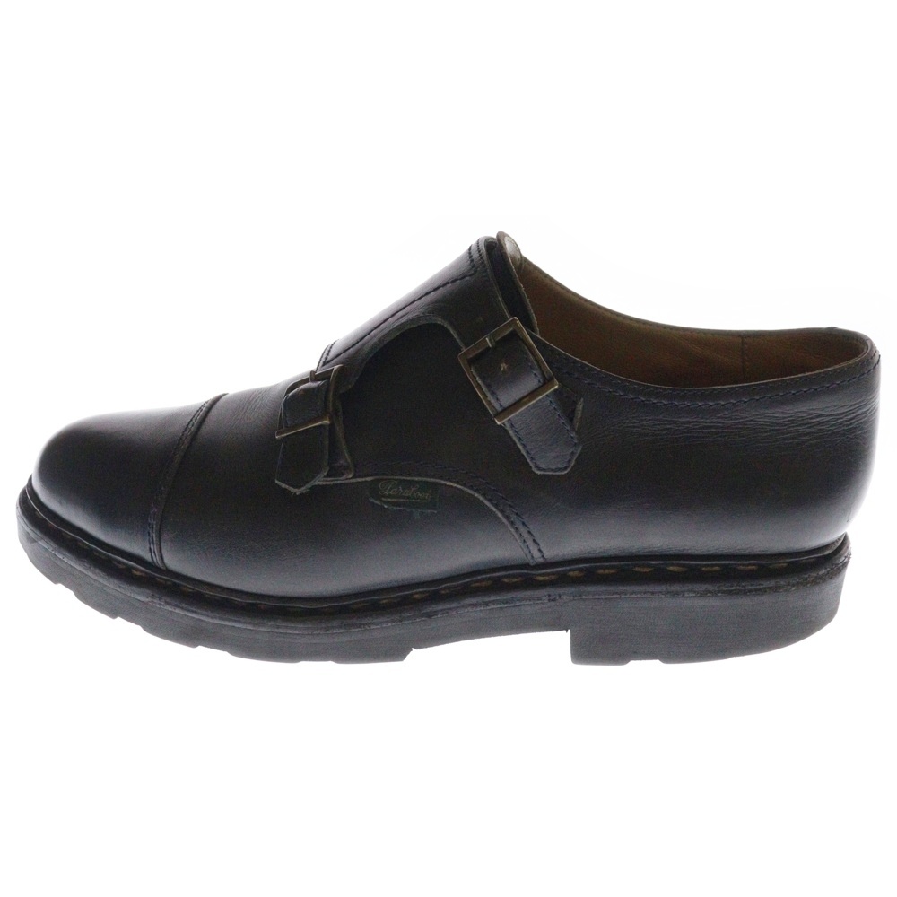 WILLIAM DOUBLE MONK SHOES ウィリアム ダブルモンク レザーシューズ ブラック 9811409 Bランク
