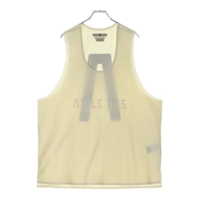 ×FEAR OF GOD ATHLETICS PERFORMANCE TANK フィアオブゴッド アスレティックパフォーマンス タンクトップ ベージュ JZ4906 Aランク