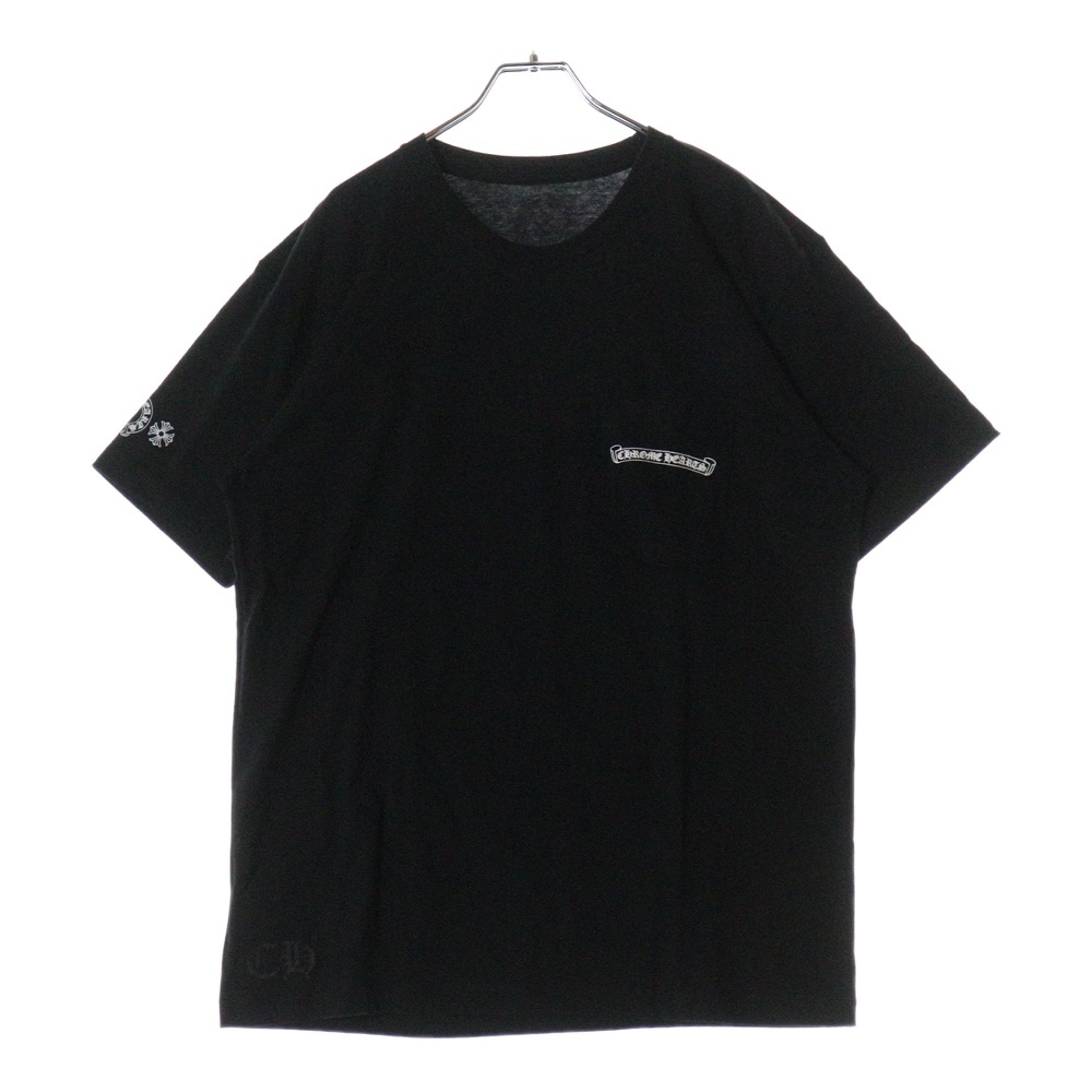 MLTCOL CEM CRS T-SHRT マルチカラーセメタリークロスプリント クルーネック 半袖Tシャツ カットソー ブラック Aランク