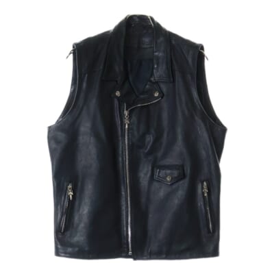 ヨウジヤマモトプールオム ブラック ベスト yohji yamamoto - pour homme | スタンド24BSベスト / ジレ